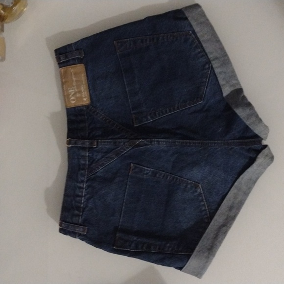 One Teaspoon Blue Jean Shorts - Picture 6 of 10